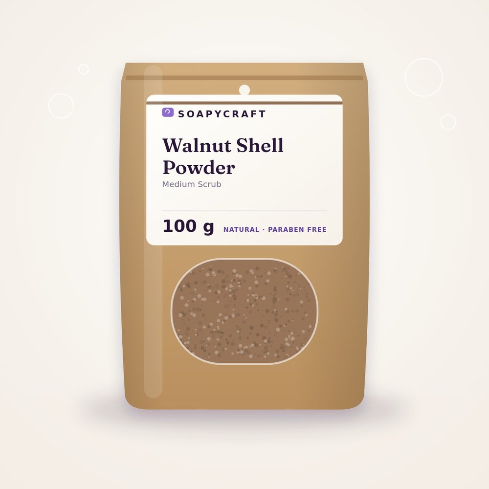 Walnut Shell Powder - Medium Scrub - buy online at Soapycraft