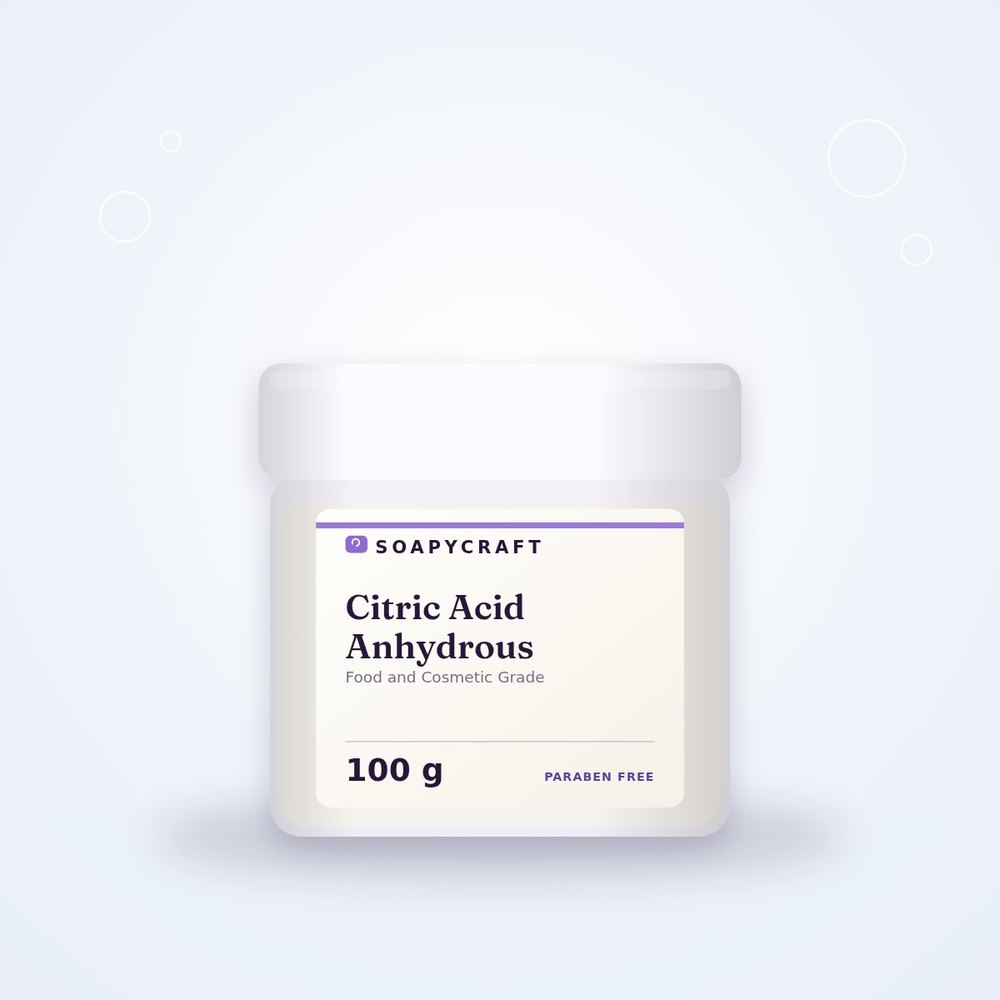 Citric Acid Anhydrous - Food and Cosmetic Grade - buy online at Soapycraft