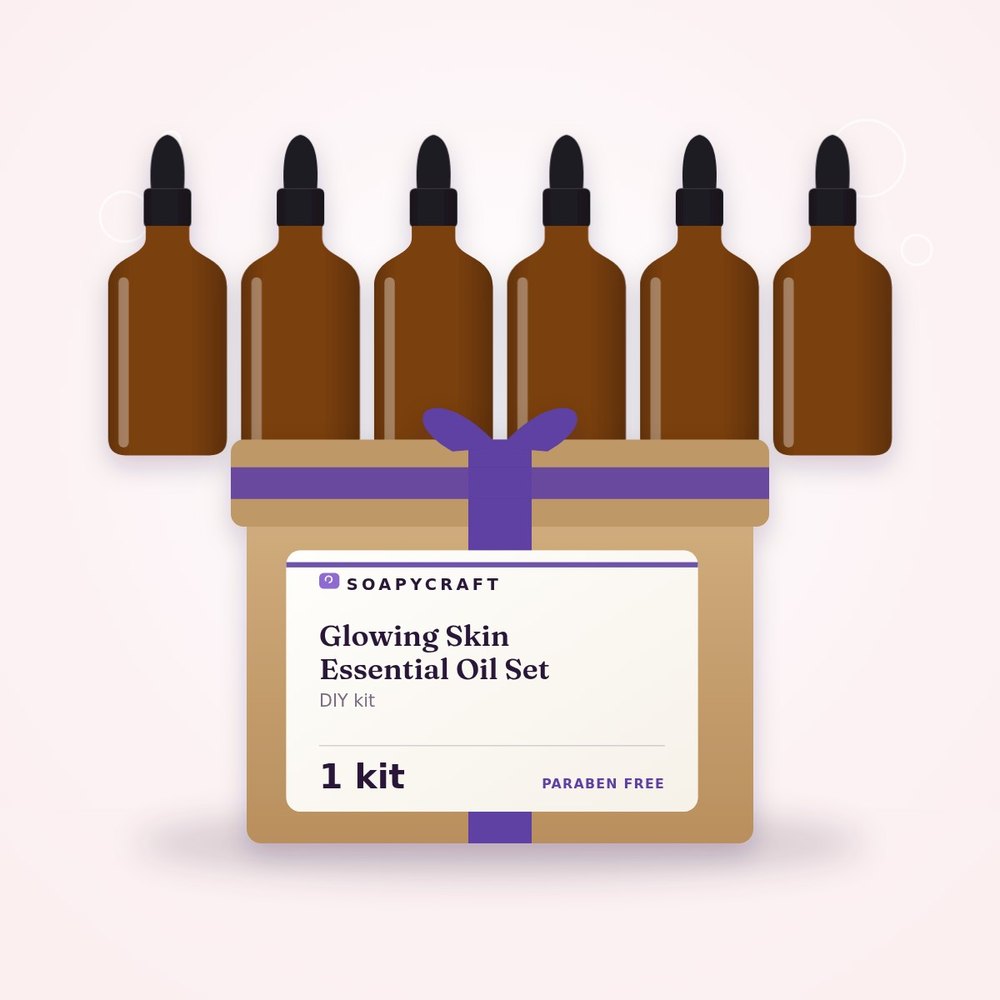 Glowing Skin Essential Oil Set - buy online at Soapycraft