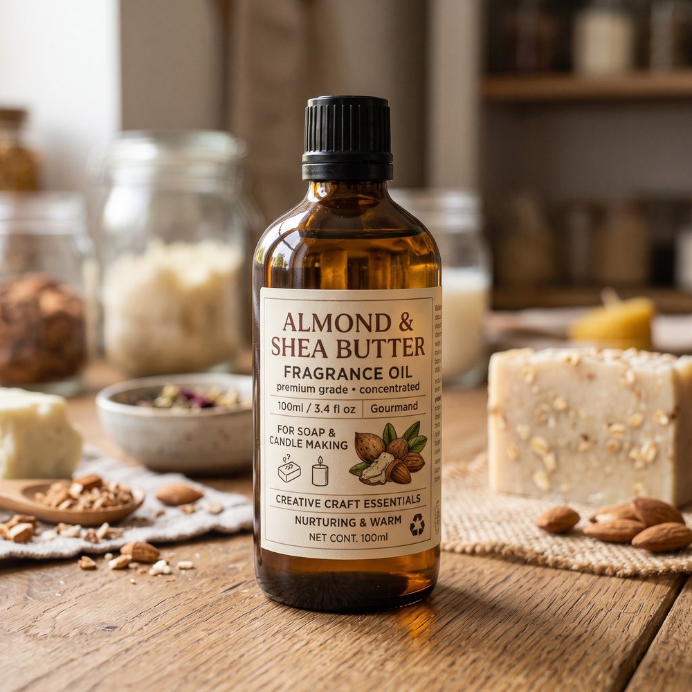 Almond and Shea Butter Fragrance Oil for Soap and Candle Making (Gourmand) - buy online at Soapycraft