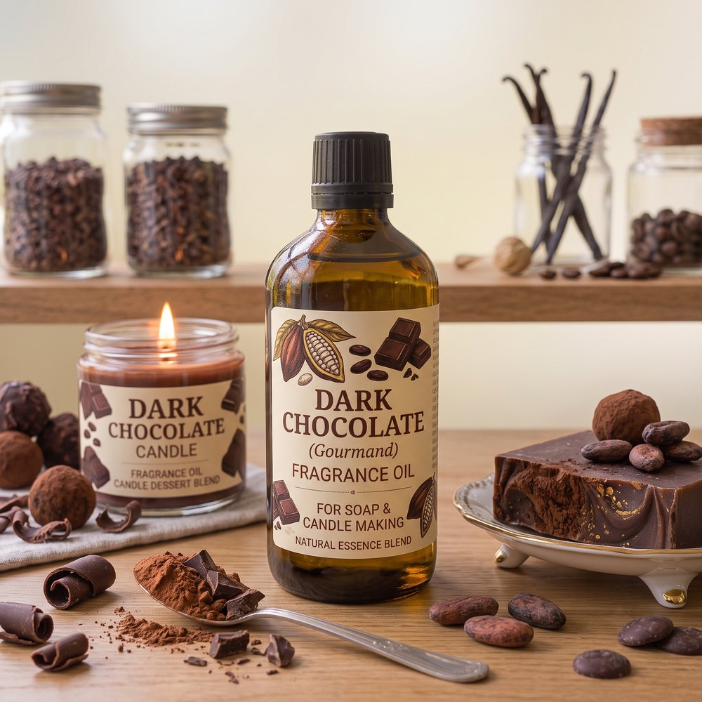Dark Chocolate Fragrance Oil for Soap and Candle Making (Gourmand) - buy online at Soapycraft