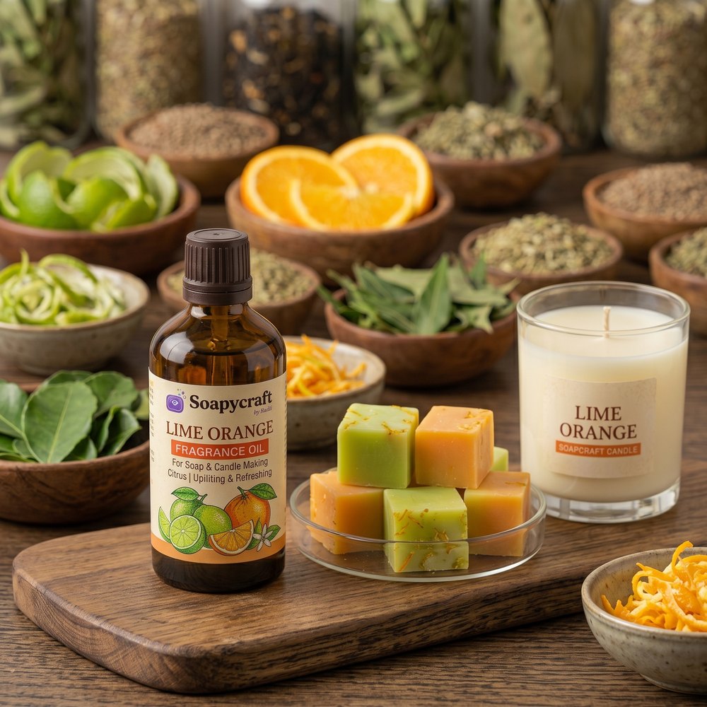Lime Orange Fragrance Oil for Soap and Candle Making (Citrus) - buy online at Soapycraft
