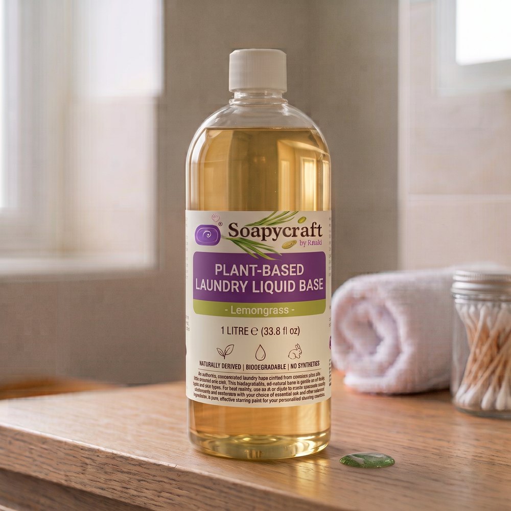 Plant Based Laundry Liquid Base - Lemongrass - buy online at Soapycraft