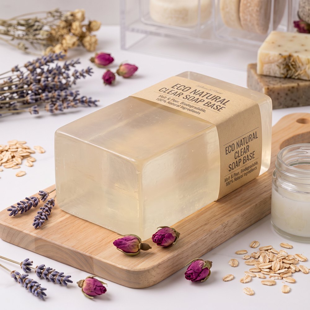 Eco Natural Clear Soap Base - PEG, EDTA and MPG Free - buy online at Soapycraft