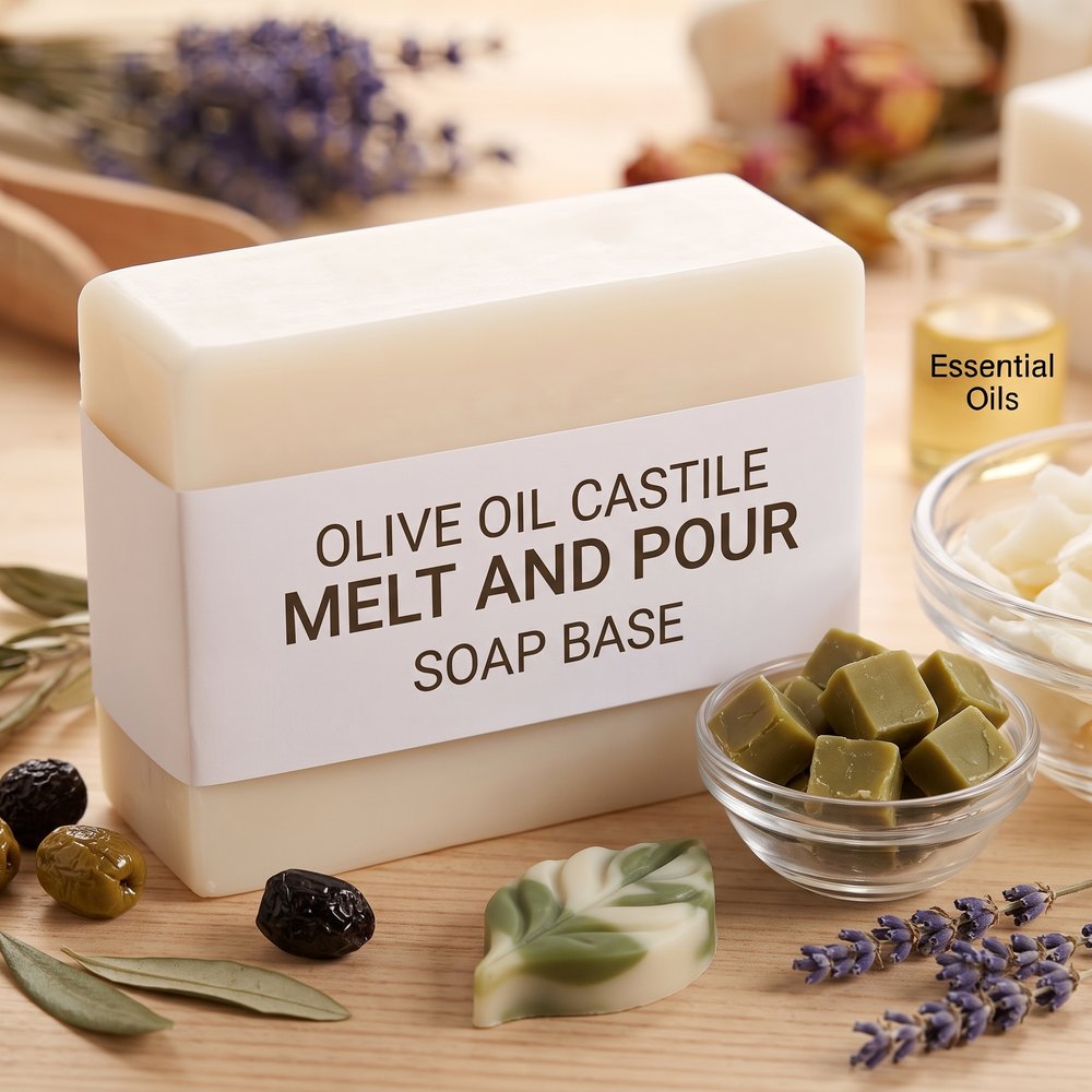Olive Oil Castile Melt and Pour Soap Base - buy online at Soapycraft