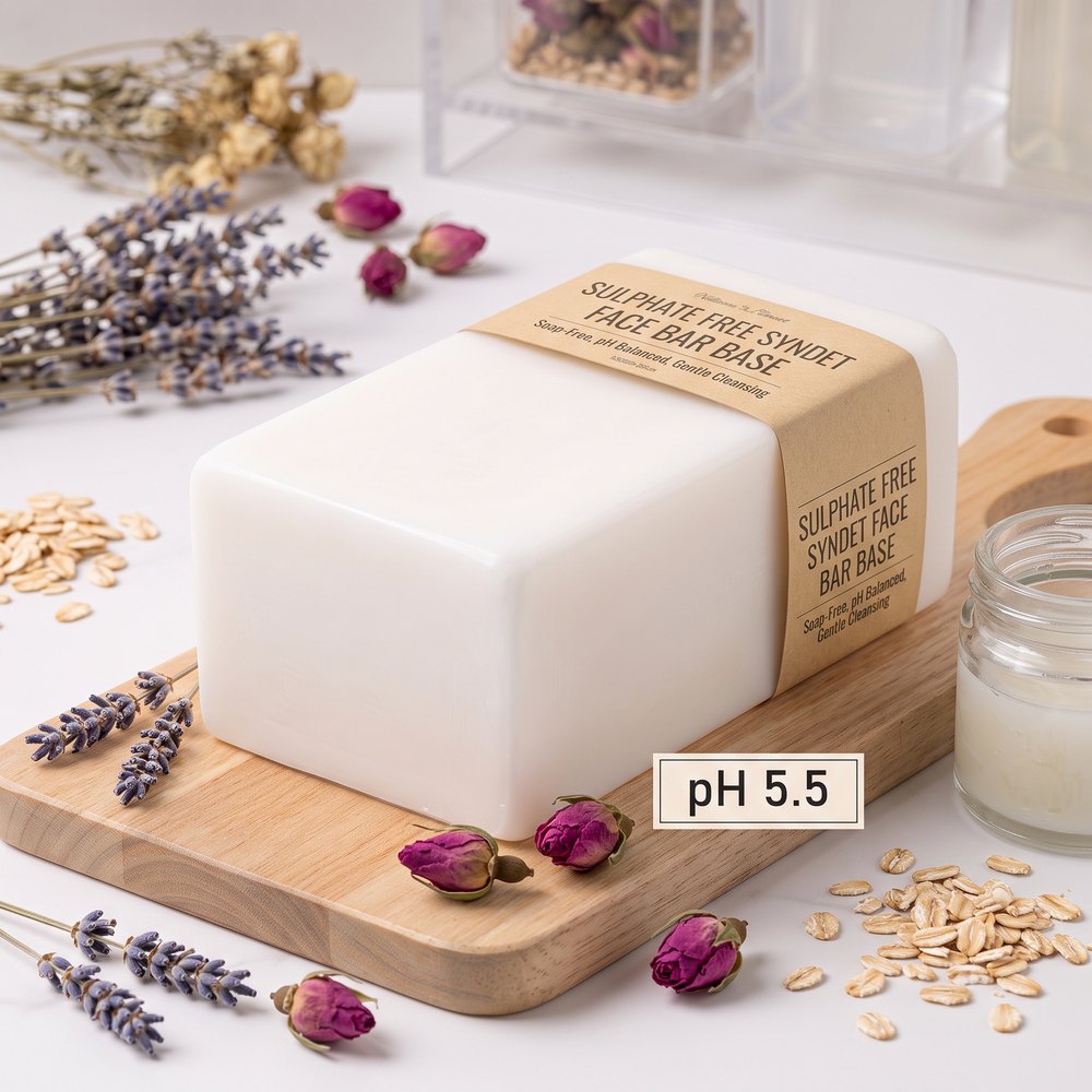 pH 5.5 Sulphate Free Face Bar Base (Syndet) - buy online at Soapycraft