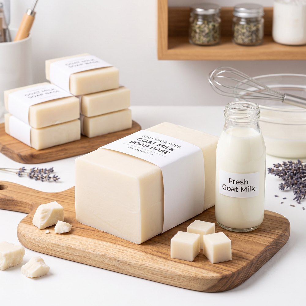 Sulphate Free Goat Milk Soap Base for Sensitive Skin - buy online at Soapycraft