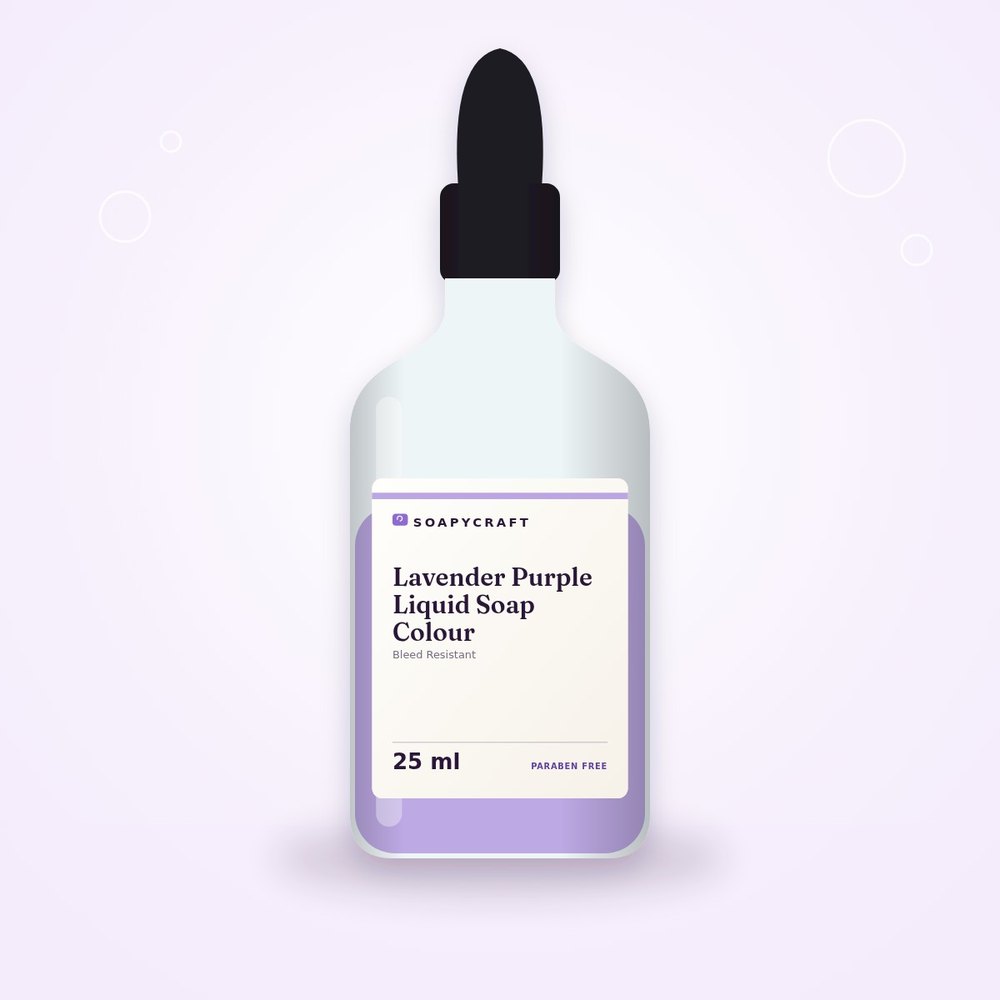Lavender Purple Liquid Soap Colour - Bleed Resistant - buy online at Soapycraft