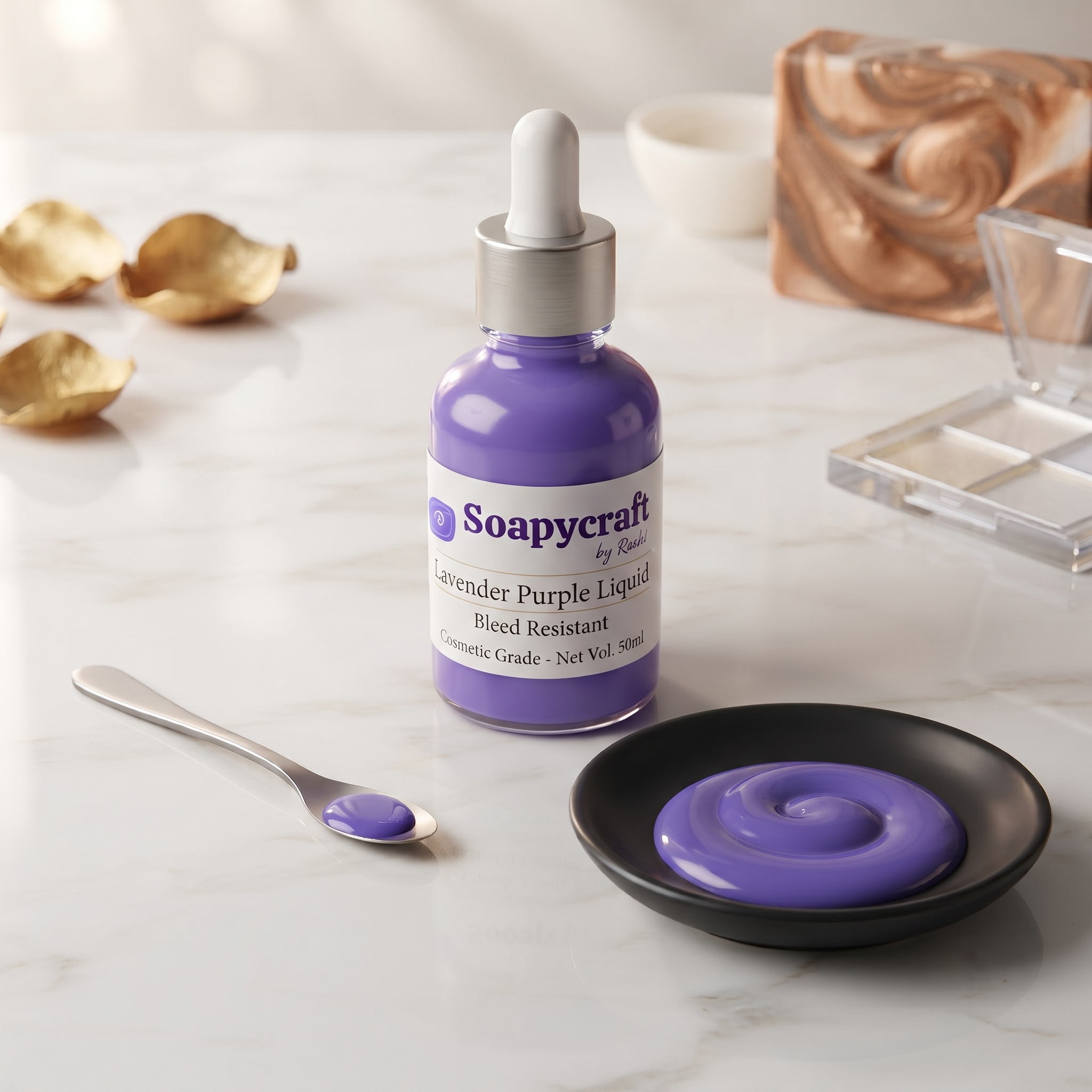 Lavender Purple Liquid Soap Colour - Bleed Resistant - buy online at Soapycraft