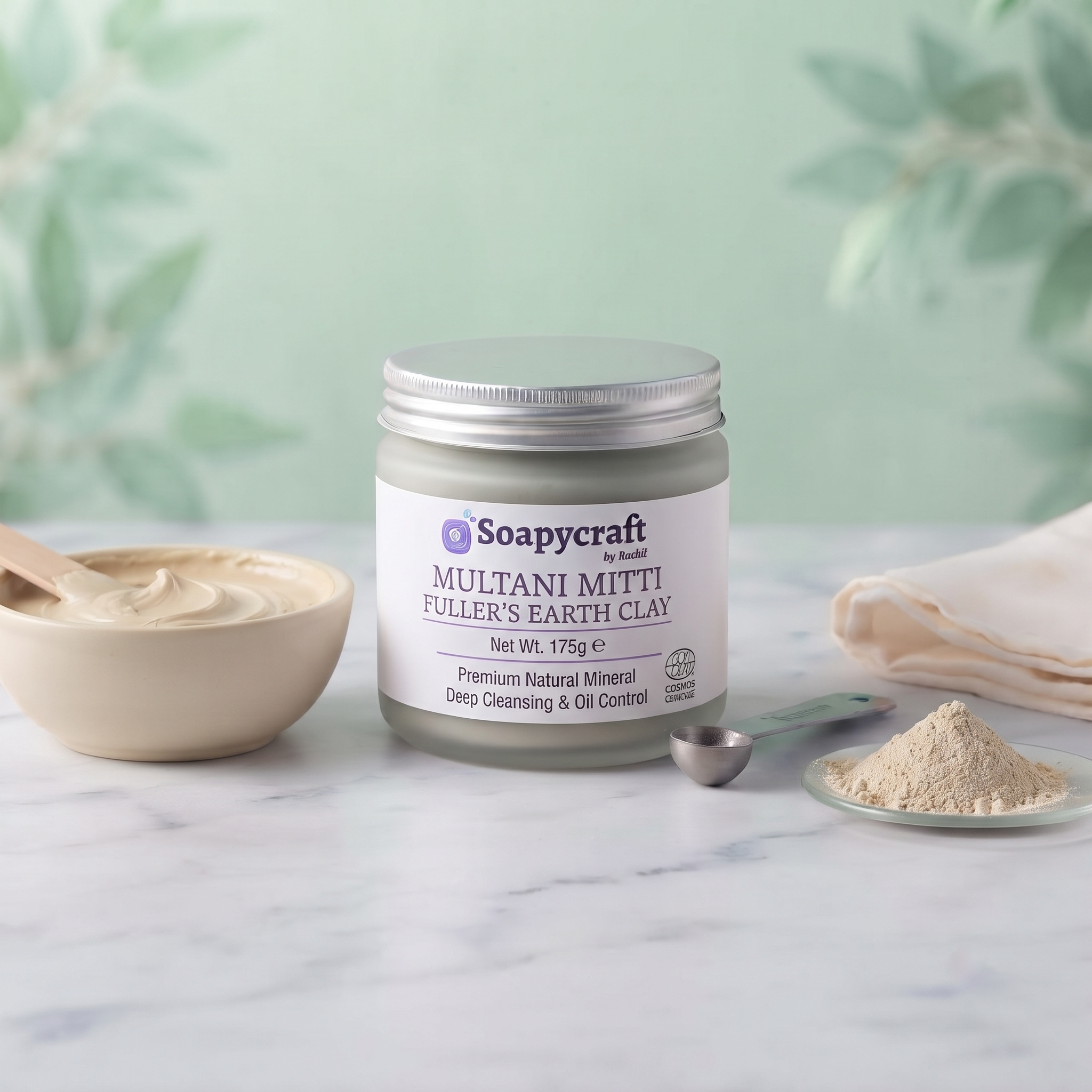 Multani Mitti Fuller's Earth Clay - buy online at Soapycraft