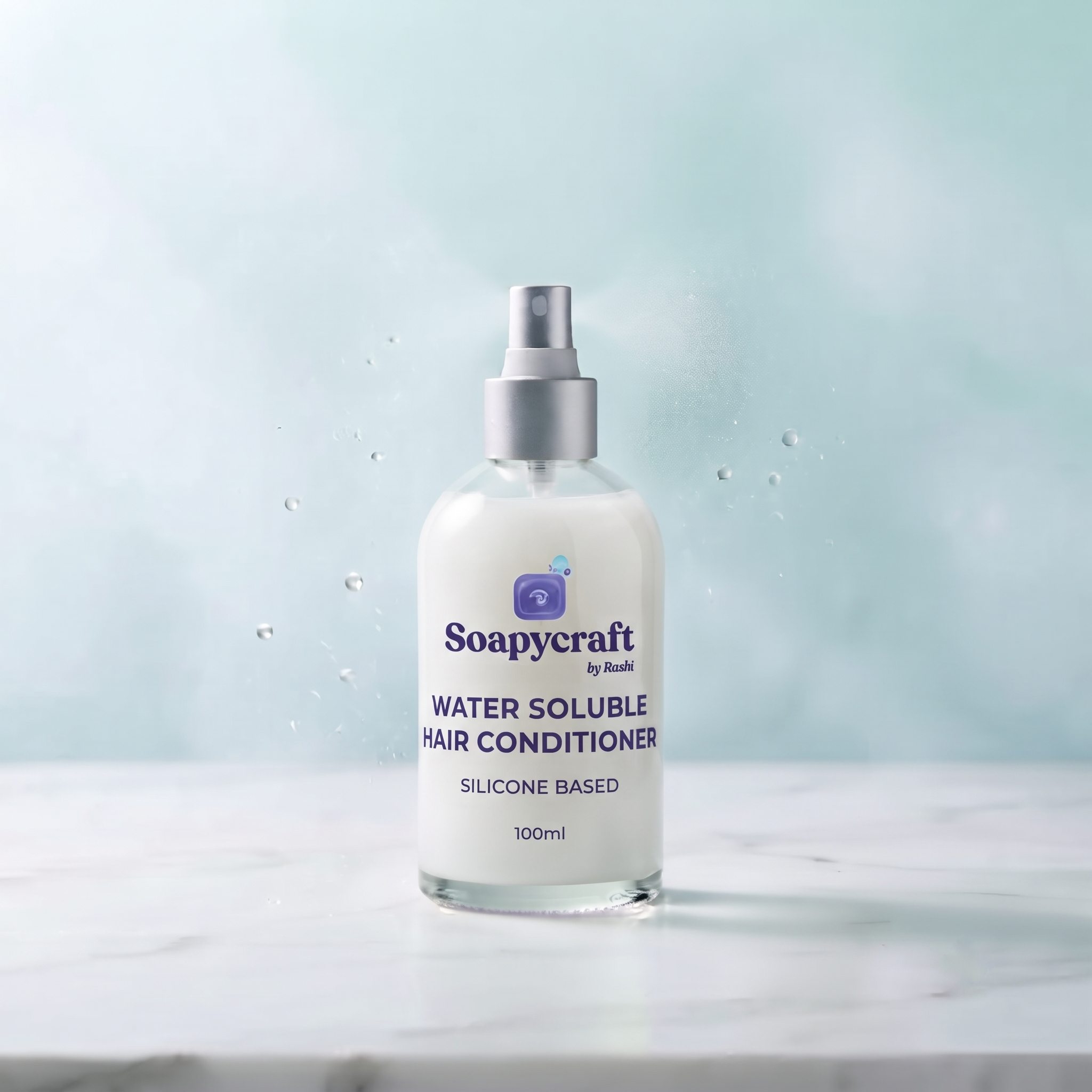 Water Soluble Hair Conditioner (Silicone Based) - buy online at Soapycraft