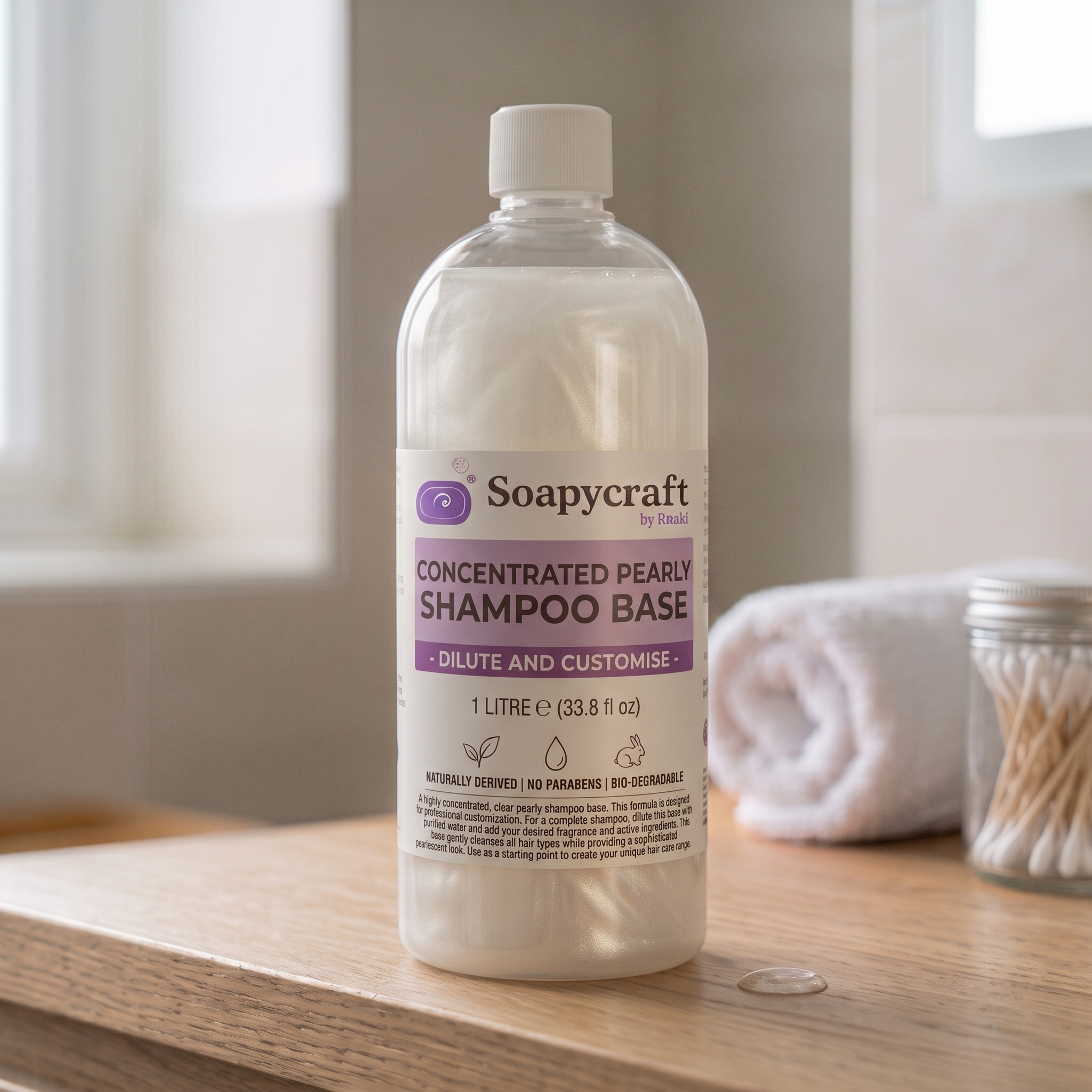 Concentrated Pearly Shampoo Base - Dilute and Customise - buy online at Soapycraft